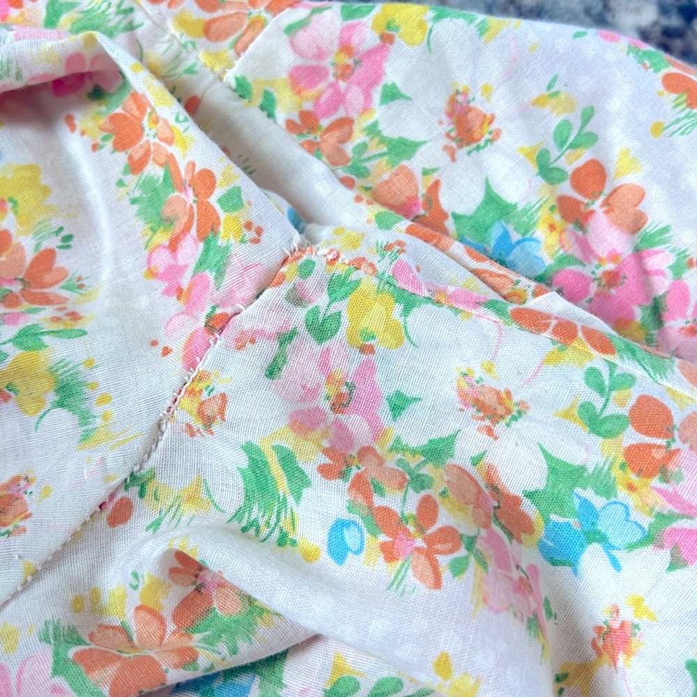 VTG Floral Housecoat Duster Robe - Picture 16 of 16